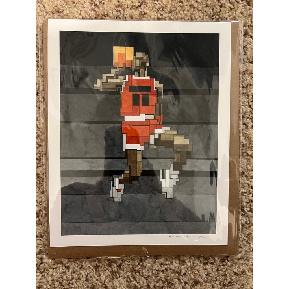 Adam Lister "Michael Jordan" Art Print Signed Limited Print X/50